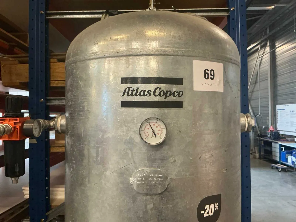 2014 Atlas Copco/SIAP 500L Puffertank