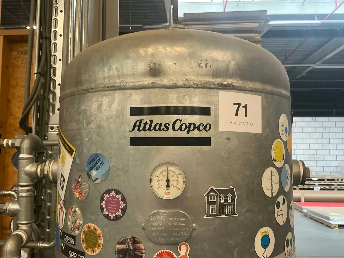2007 Atlas Copco/SIAP 500L Puffertank