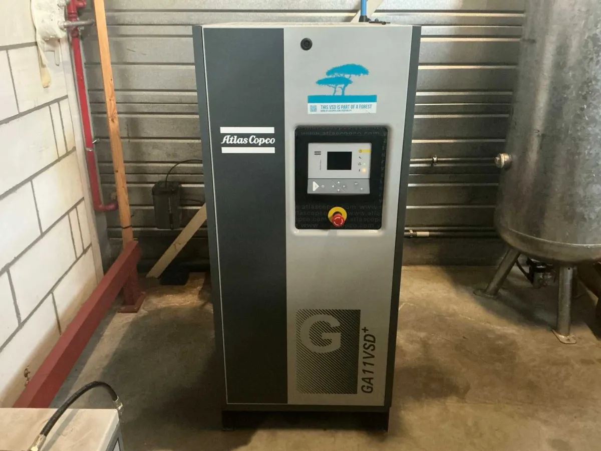 2014 Atlas Copco GA11VSD+ Schraubenkompressor