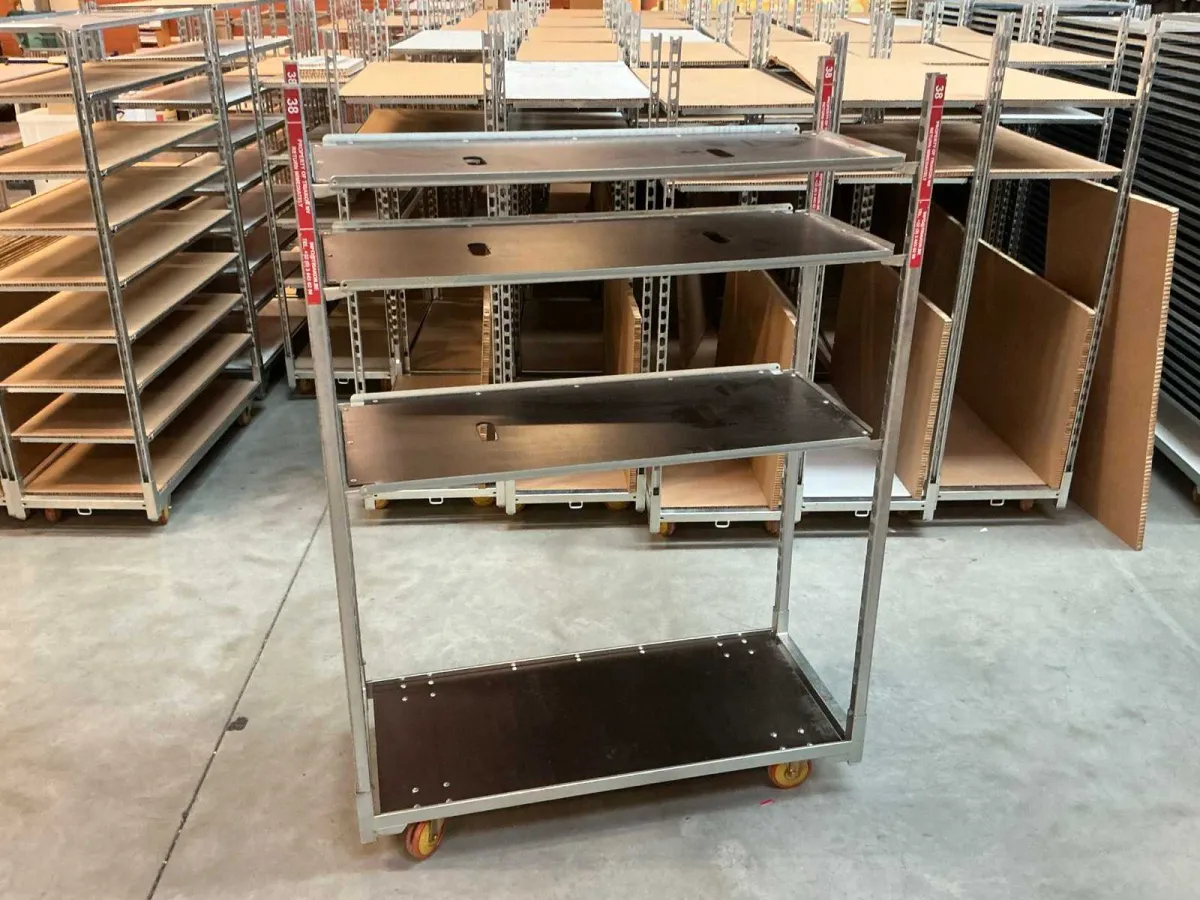 Verzinkter Pflanzenwagen (15x)