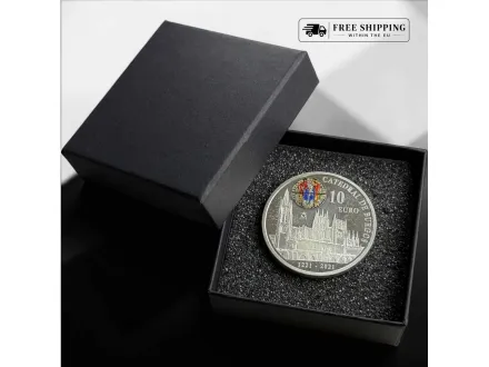 Silbermünze Spanien 10 Euro 2021 – Kathedrale von Burgos – 800 Jahre – RESALE