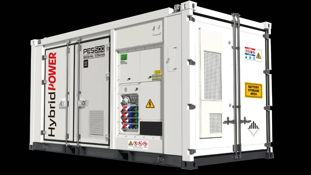 PES500 Hybrid Energy System - 500 kVA - 576 kWh Diesel Stromaggregat