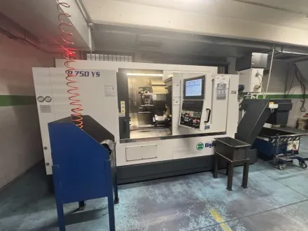 Biglia B.750-YS CNC-Drehmaschine mit angetriebenen Werkzeugen – RESALE