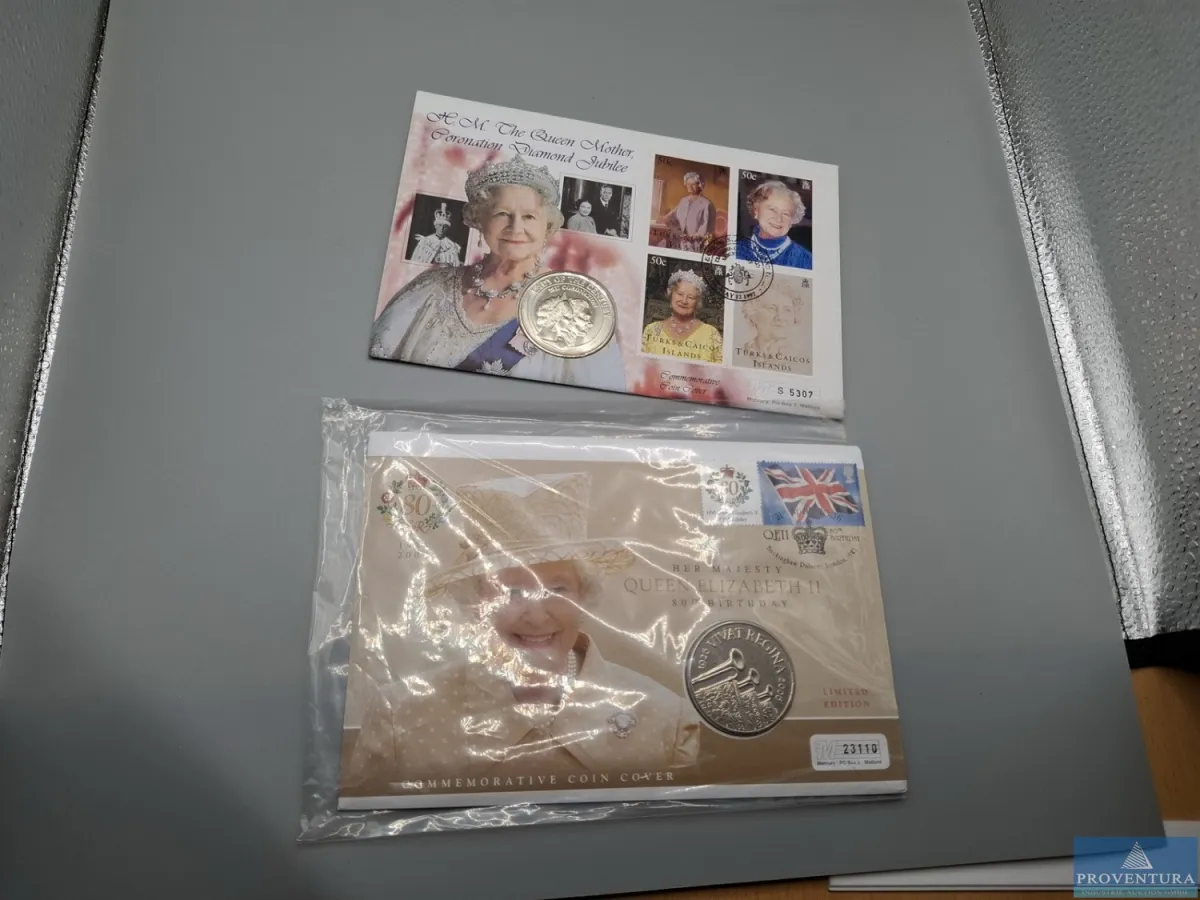 Umlaufmünzen 1x England 5 Pfund 2006 80. Geburtsta