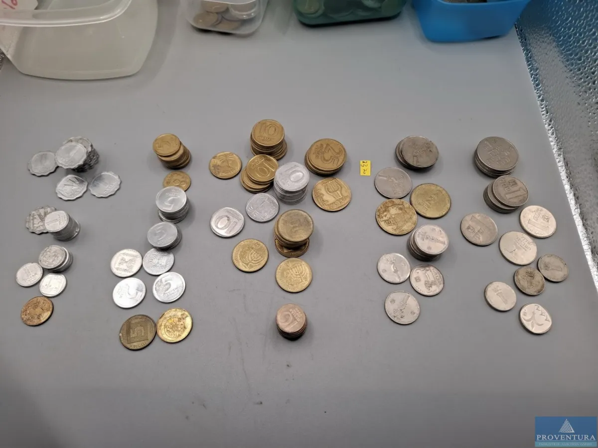 Umlaufmünzen Israel 32x 1 Agora