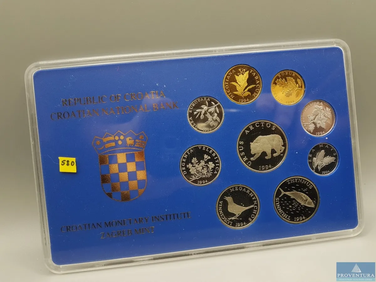 KMS Kroatien 1994 1 Lipa - 5 Kuna