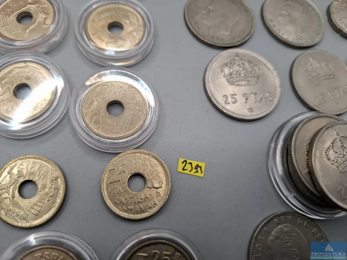 Umlaufmünzen Spanien Juan Carlos 154x 1 Peseta