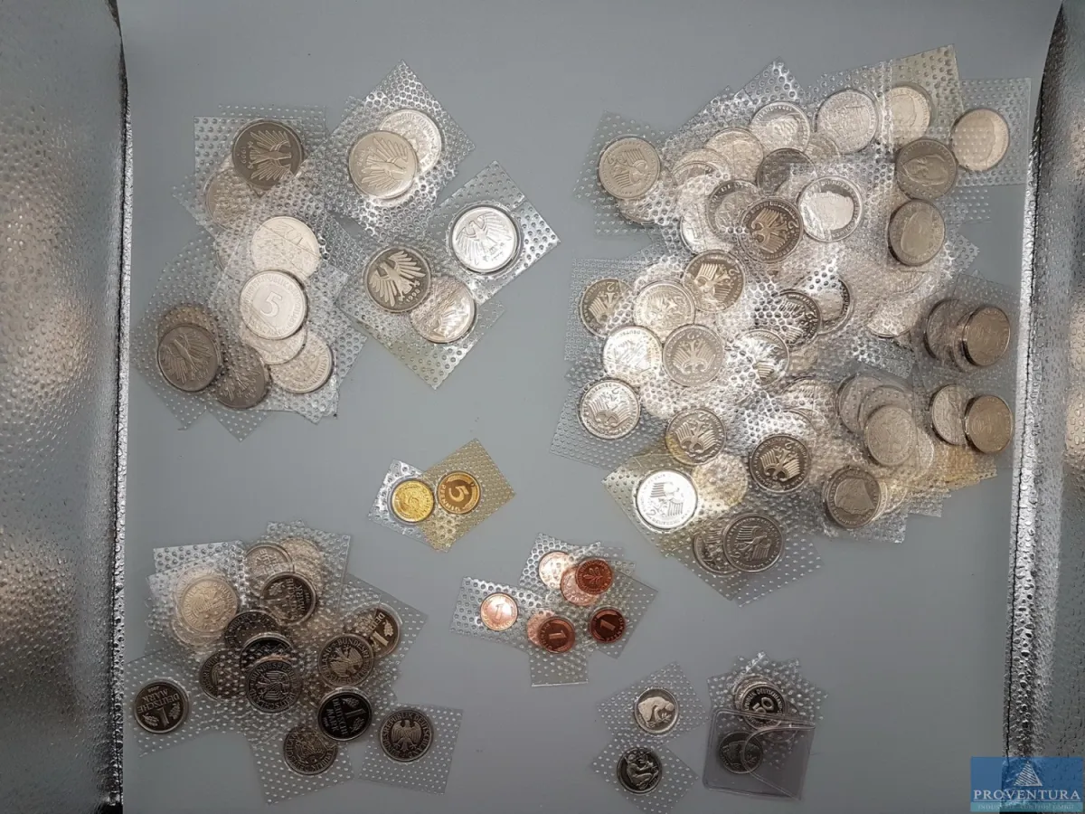 Umlaufmünzen Bundesrepublik Deutschland 1 Pf - 5 D