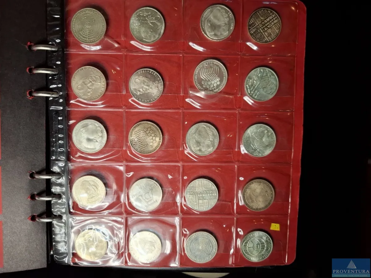 Silbermünzen Bundesrepublik Deutschland 20x 5 DM S