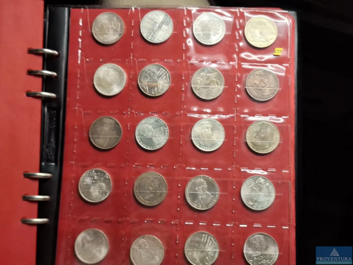 Silbermünzen Bundesrepublik Deutschland 20x 5 DM S