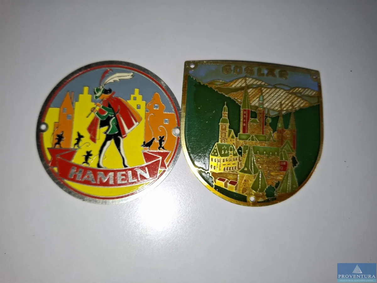 Plaketten Hameln sowie Goslar