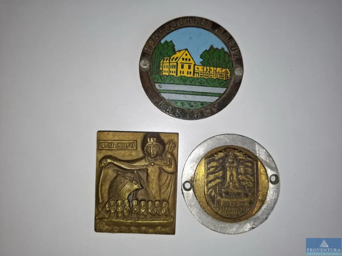 Plaketten historisch Rasthof Hersmdorfer Kreuz ca.