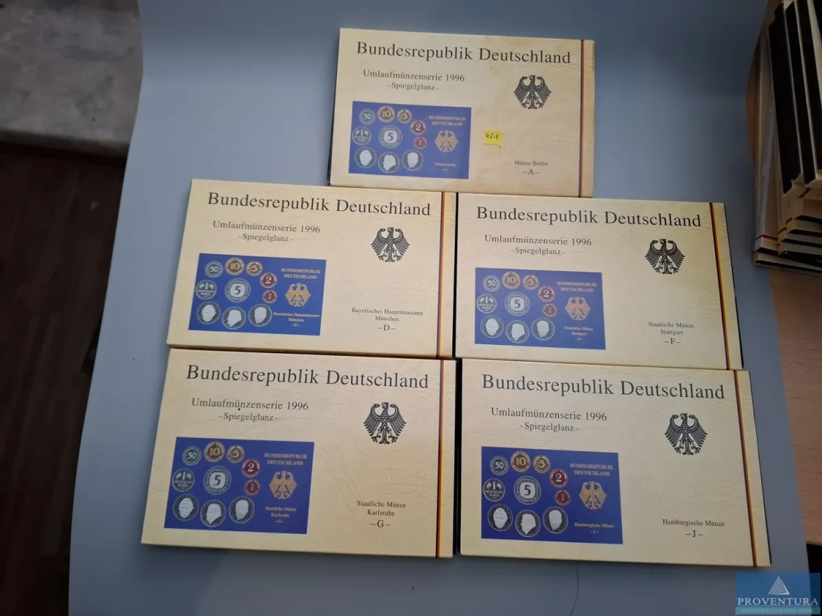 KMS Bundesrepublik Deutschland 1996 ADFGJ sp 64.40