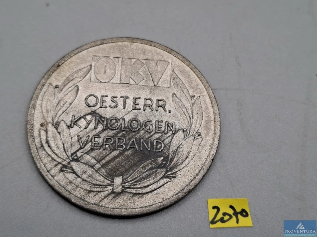Medaille ÖKV Oesterr. Kynologen-Verband verliehen