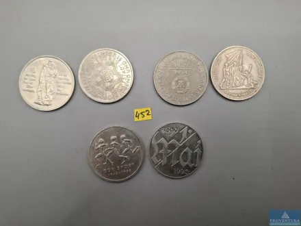 Umlaufmünzen DDR 6x 10 Mark – RESALE
