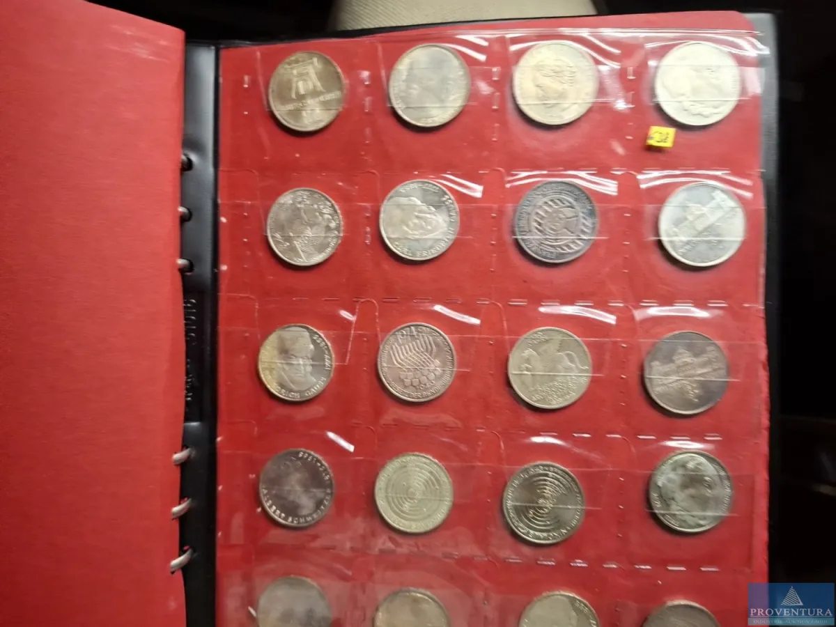 Silbermünzen Bundesrepublik Deutschland 20x 5 DM S