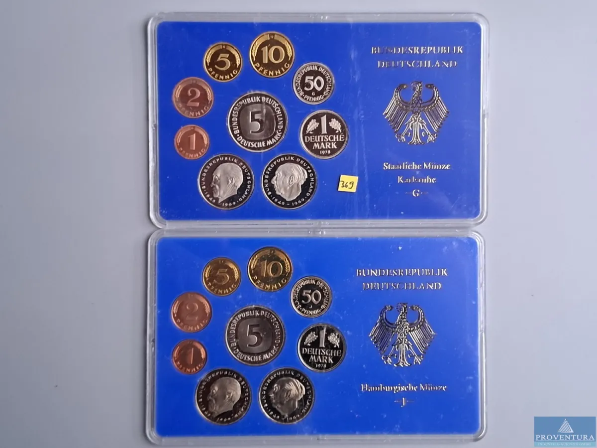 KMS Bundesrepublik Deutschland 1978 GJ pp 21.76 DM