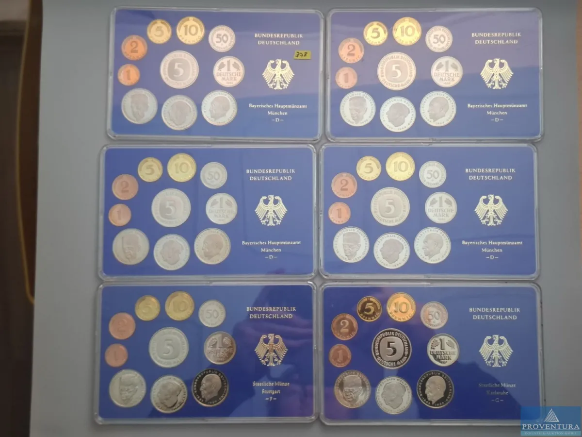 KMS Bundesrepublik Deutschland 1982 DDDDFG pp 77.2