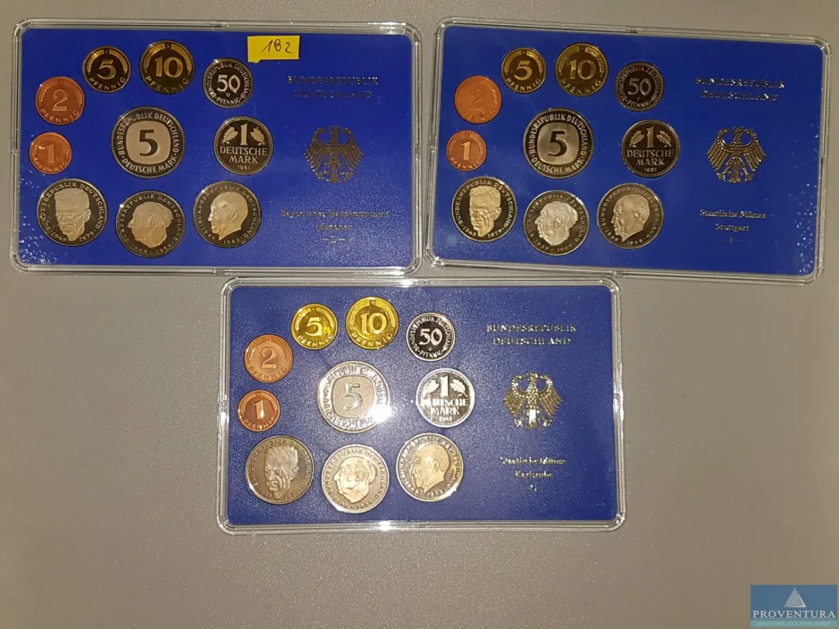 KMS Bundesrepublik Deutschland 1981 DFG pp