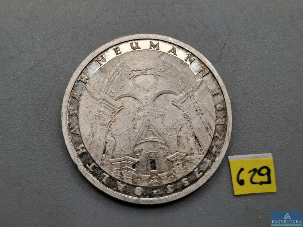 Silbermünze Bundesrepublik Deutschland 5 DM Batlth