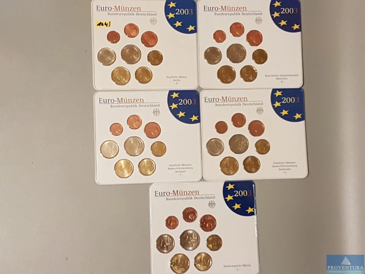 Euro-KMS Bundesrepublik Deutschland 2003 ADFGJ st