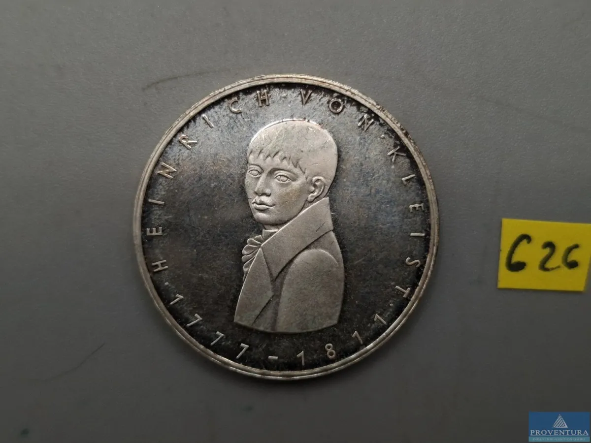 Silbermünze Bundesrepublik Deutschland 5 DM Heinri