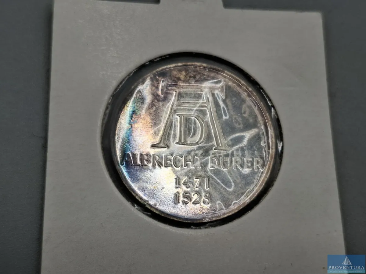 Silbermünze Bundesrepublik Deutschland 5 DM Albrec