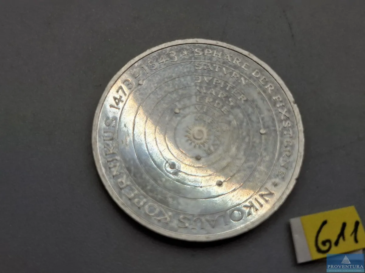Silbermünze Bundesrepublik Deutschland 5 DM Nikola