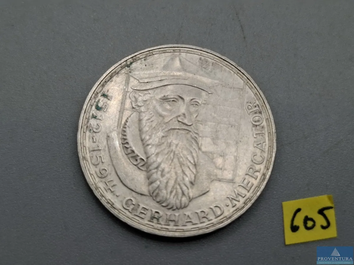 Silbermünze Bundesrepublik Deutschland 5 DM Gerhar