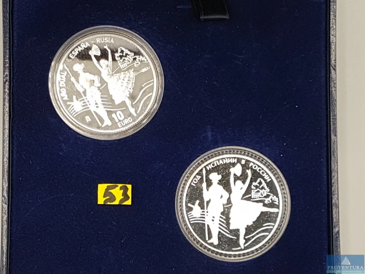 Silbermünzensatz Duales Jahr Russland 3 Rubel 2011