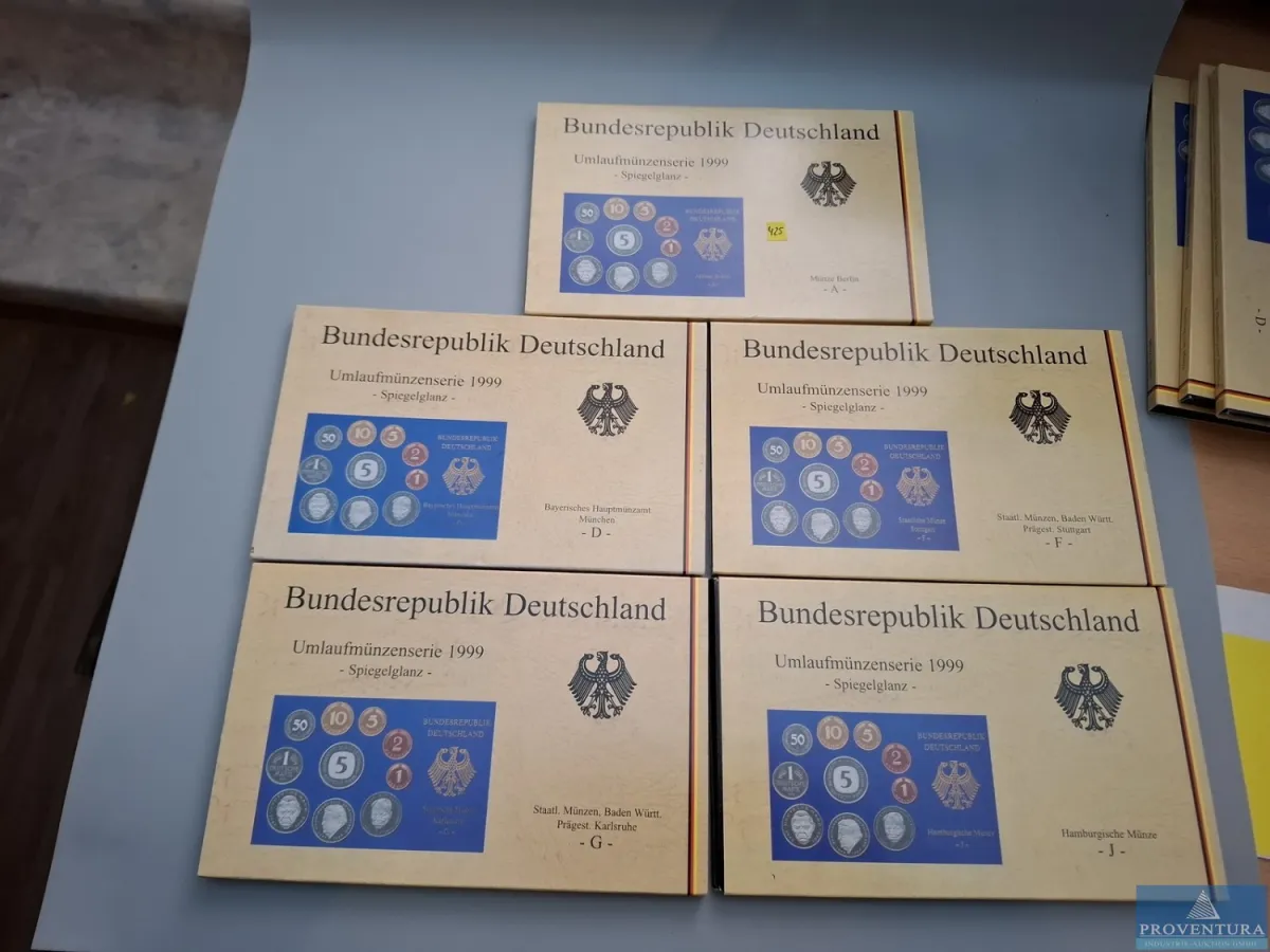KMS Bundesrepublik Deutschland 1999 ADFGJ sp 64.40