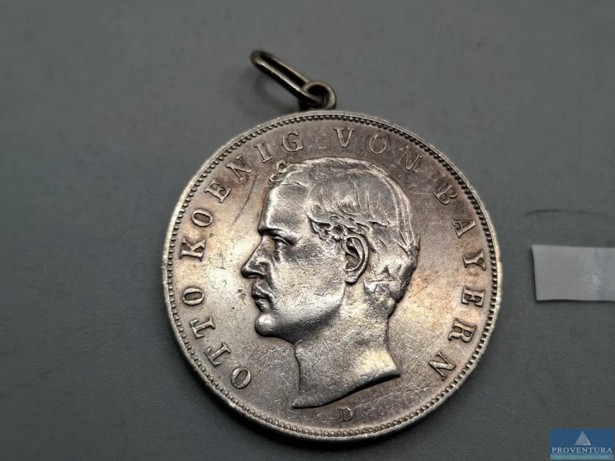 Silbermünze Bayern 3 Mark Otto I. 1910 Silber .900