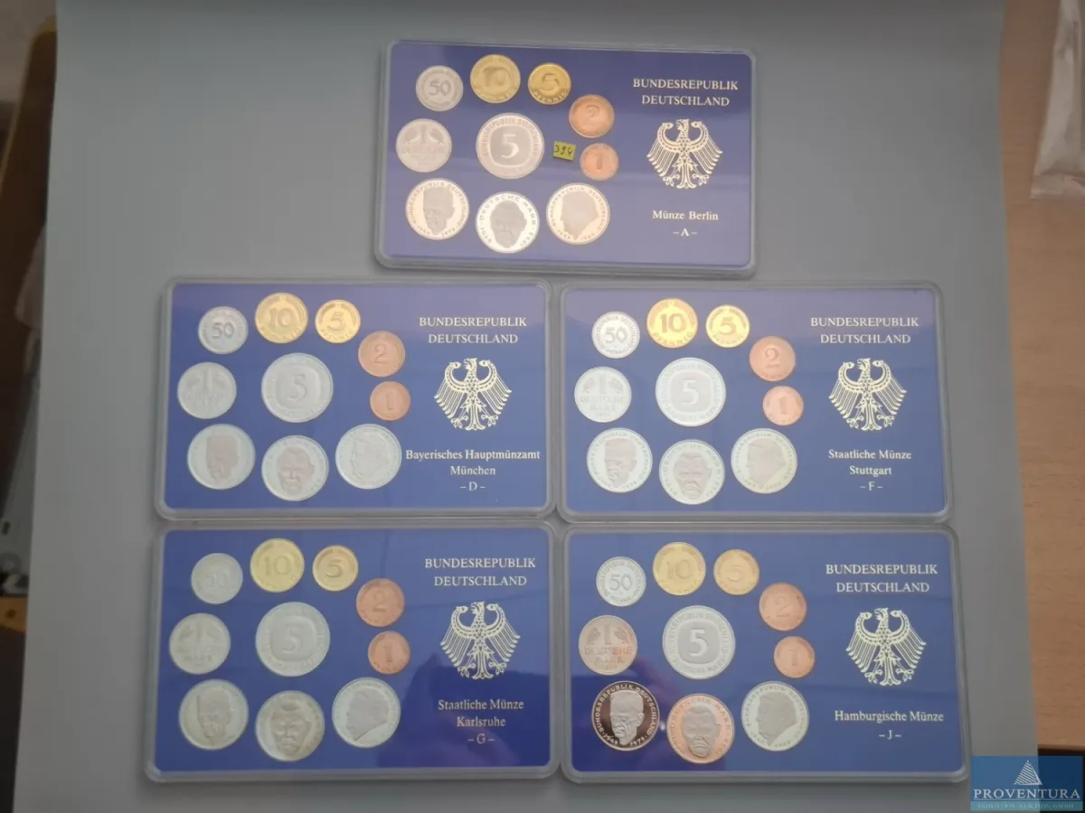 KMS Bundesrepublik Deutschland 1991 ADFGJ pp 64.40
