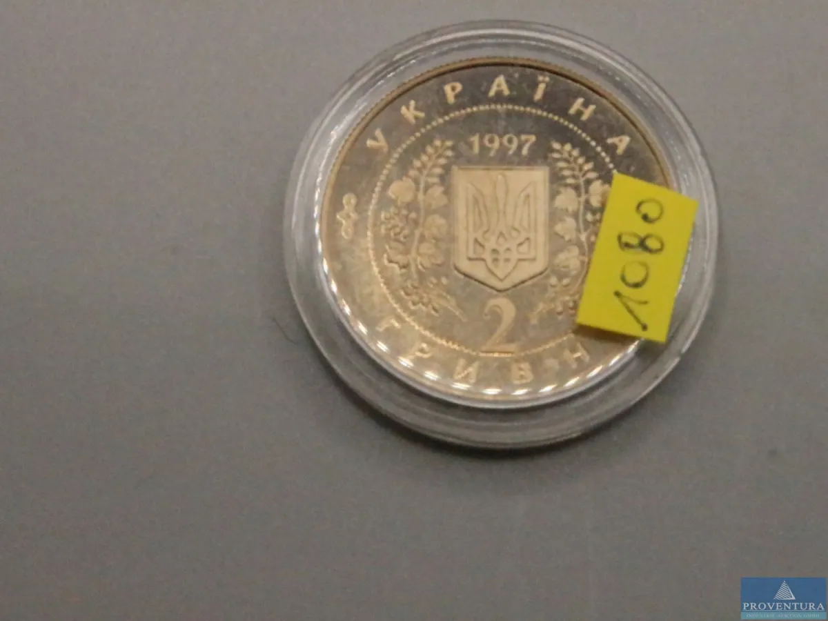Umlaufmünze Ukraine 2 Hryvni 1997 Solomiya Krushel