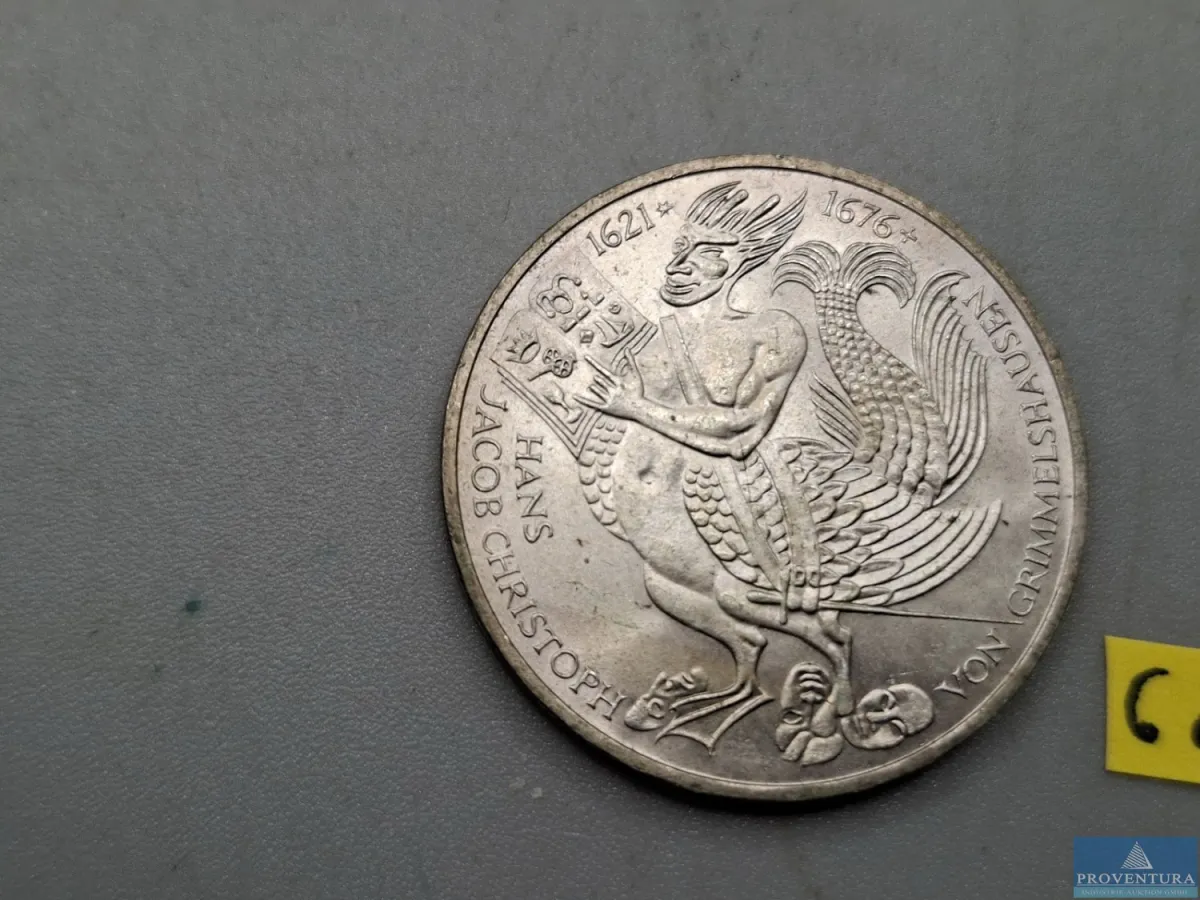 Silbermünze Bundesrepublik Deutschland 5 DM Hans J