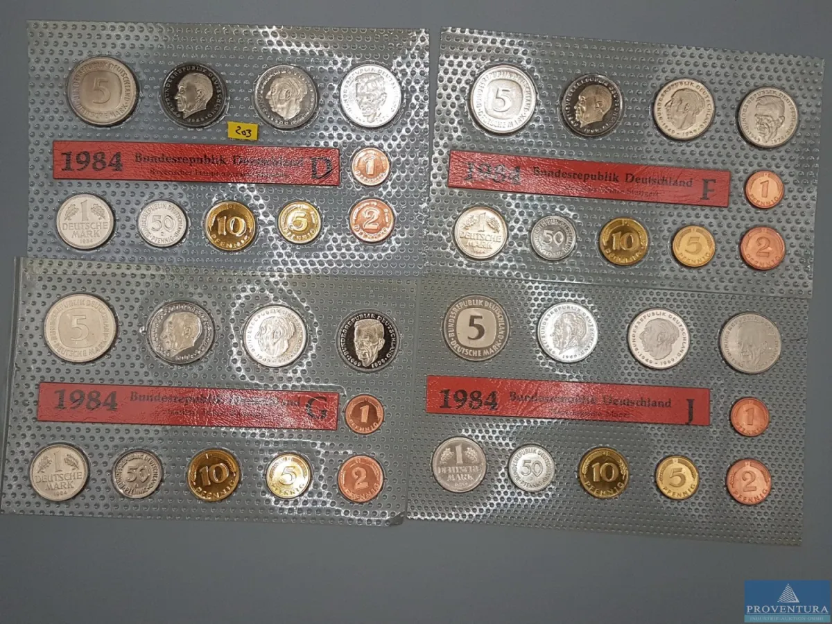 KMS Bundesrepublik Deutschland 1984 DFGJ st