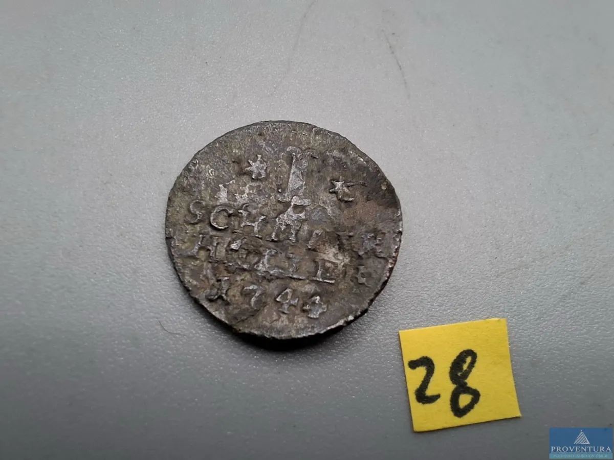 Umlaufmünze Hessen-Kassel 1 Schmalkalden Heller 17