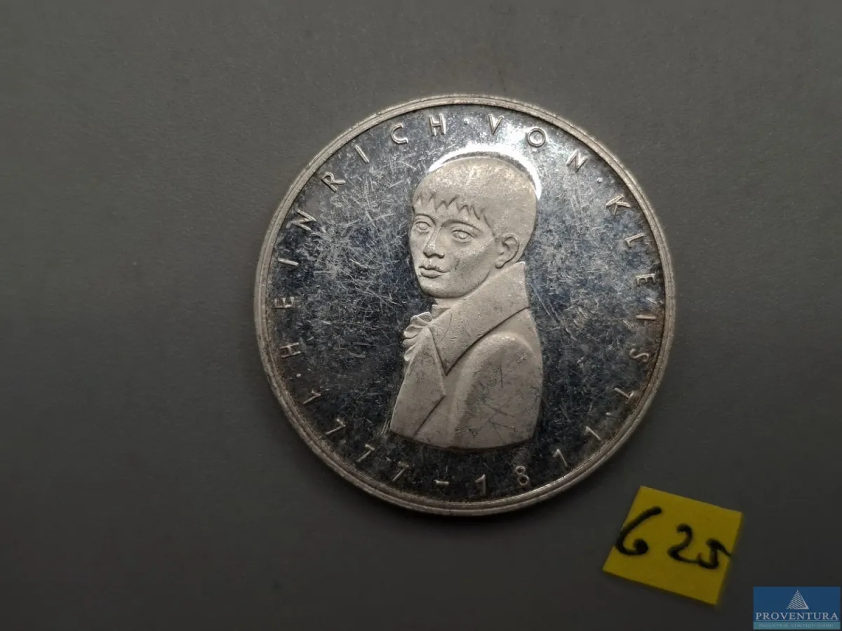Silbermünze Bundesrepublik Deutschland 5 DM Heinri