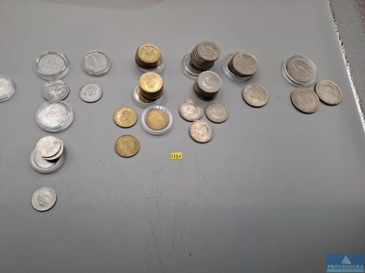 Umlaufmünzen Spanien Franco 1x 5 Centesimos