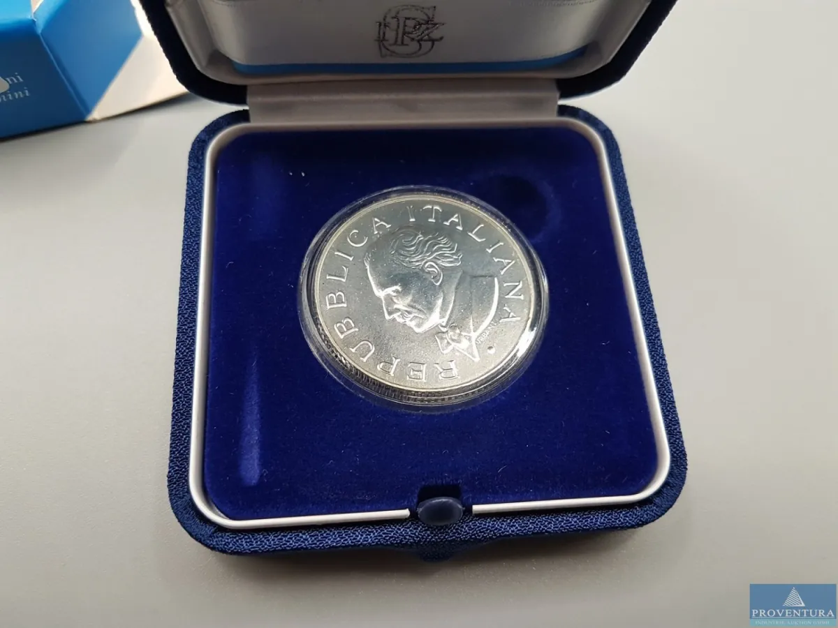 Silbermünze Italien 5 Euro 2007 Arturo Toscanini 9