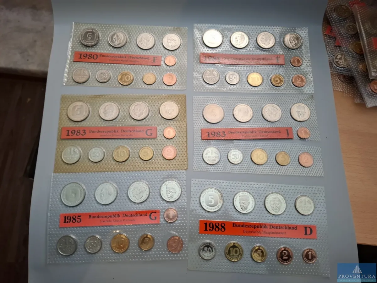 KMS Bundesrepublik Deutschland 1980F 1981F 1983 GJ