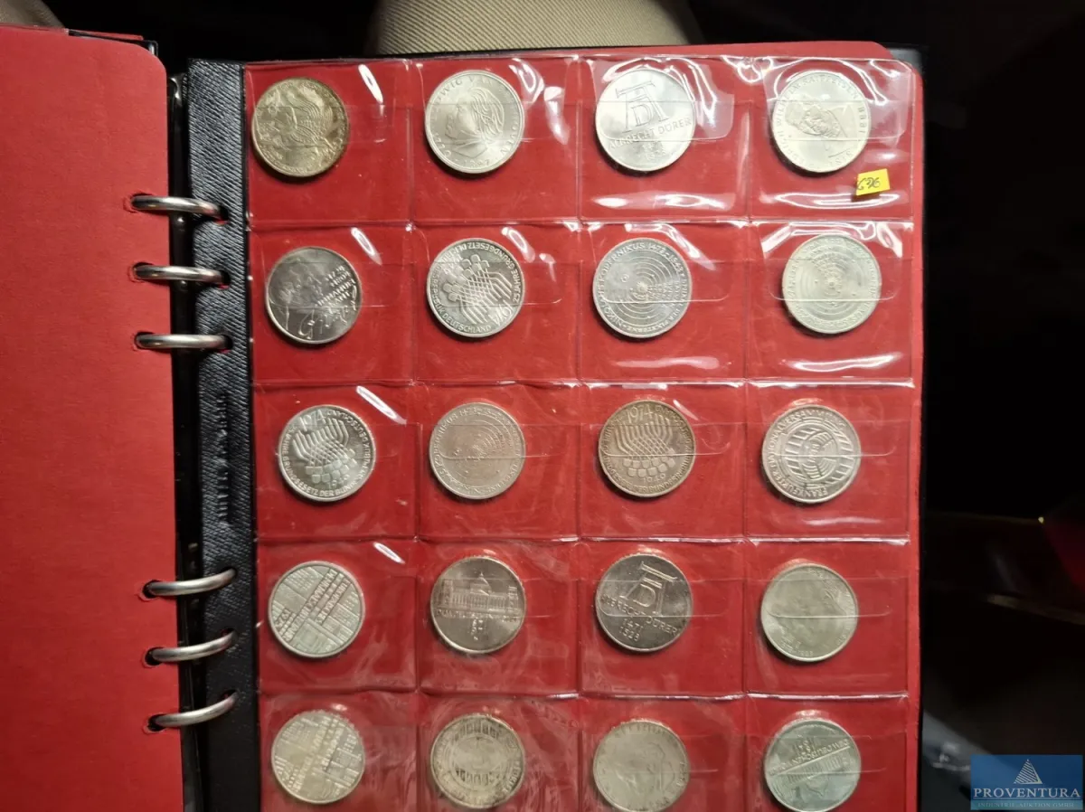 Silbermünzen Bundesrepublik Deutschland 20x 5 DM S