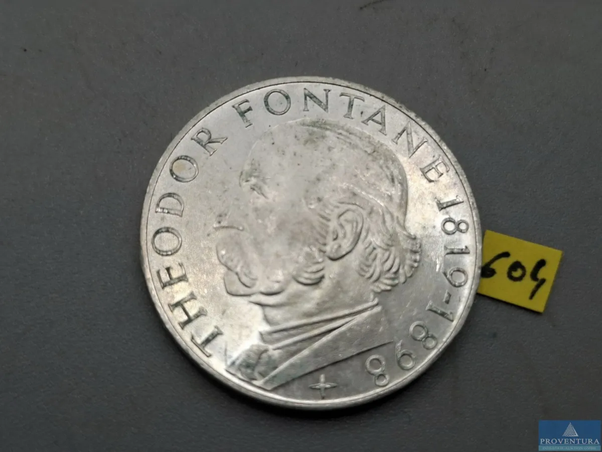 Silbermünze Bundesrepublik Deutschland 5 DM Theodo