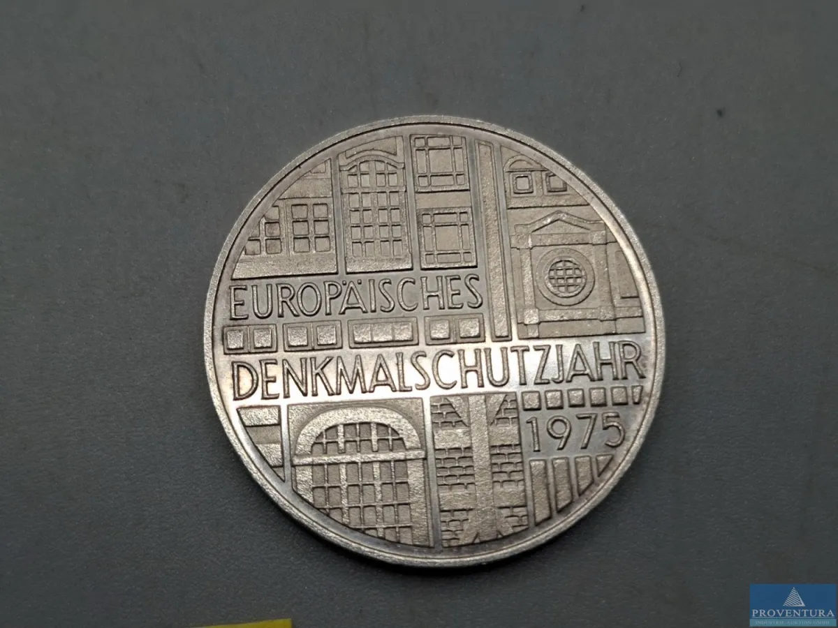 Silbermünze Bundesrepublik Deutschland 5 DM Europä