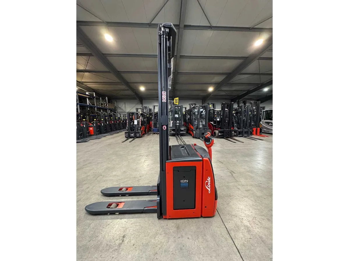 2018 Service + UVV 04/2027 Linde L14 + Ladegerät 1.400kg Lithium LI-ION 414cm Waage Hubwagen Hochhub