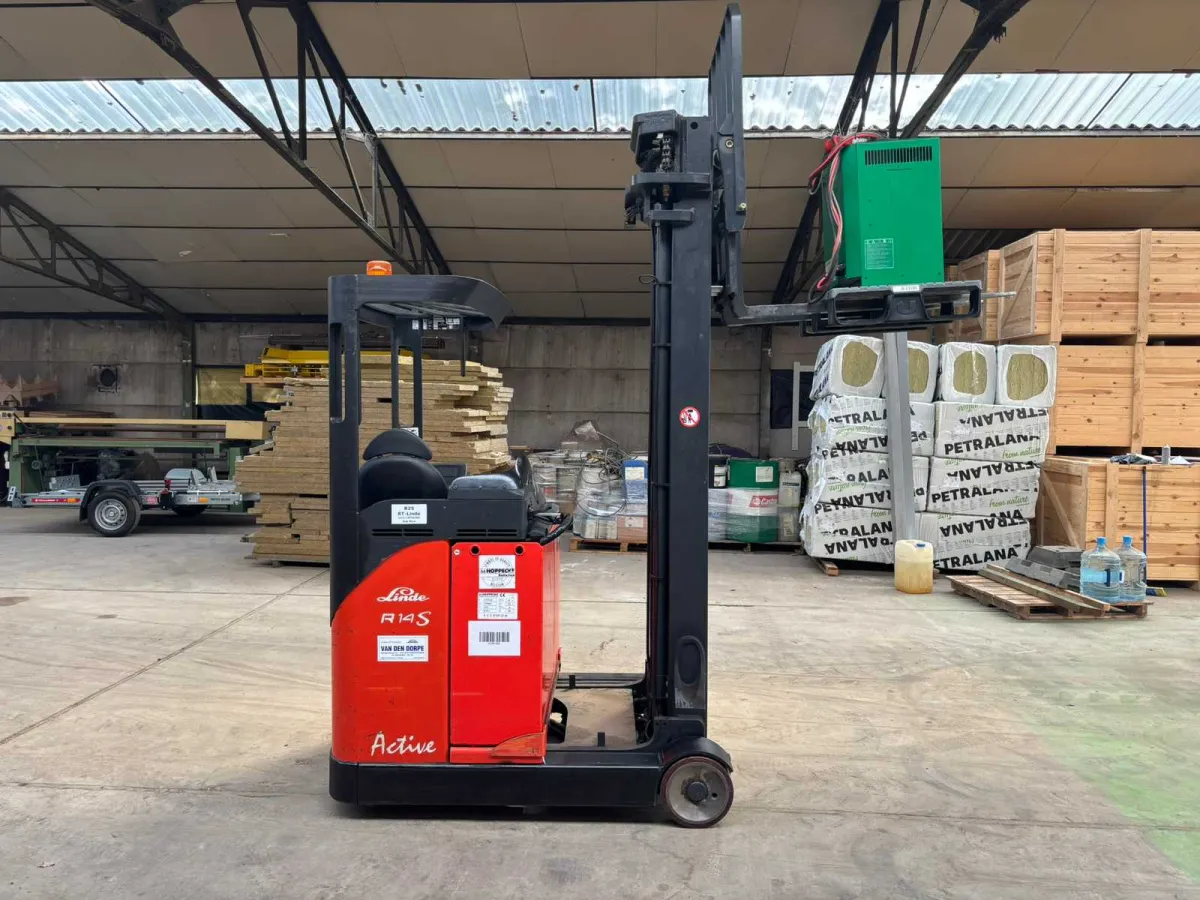 2003 Linde R14S Gabelstapler 1400 kg – funktionsfähig