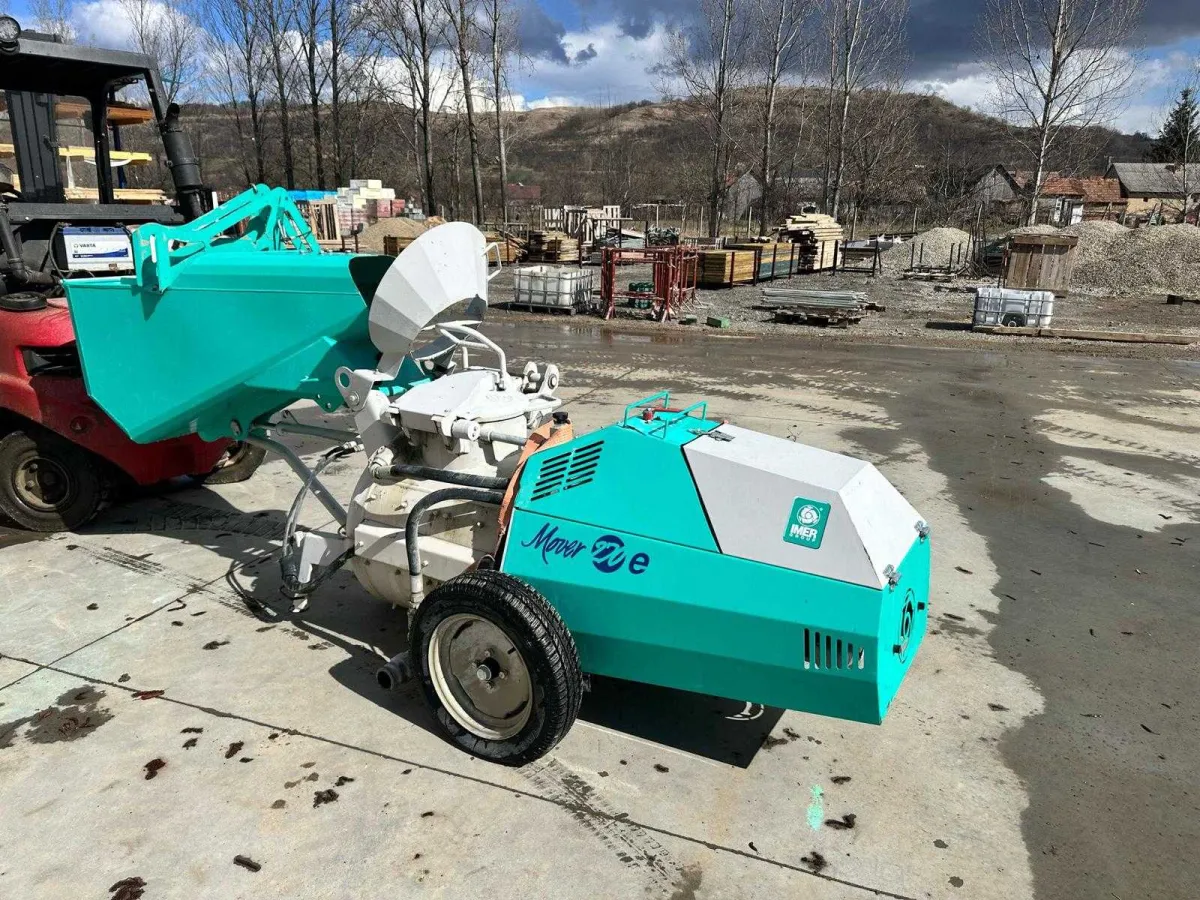 IMER Mover 270 EB Ableitungspumpe mit Ladeschaufel und 30m Schlauch (2019) | 5,5 kW