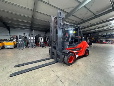 2017 Linde H80/900T 8.000kg 4. Ventil Kabine AC Klima Gabelversteller Gasstapler Gabelstapler 12.395 – RESALE