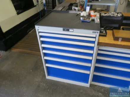 Magazin-Schubladenschrank GRANIT Stahl 7 Schübe – RESALE