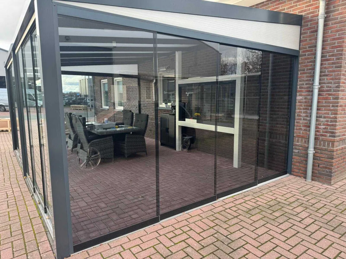Glaspaneel-Sets – 90 cm x 230 cm Getöntes Glas (8x3)